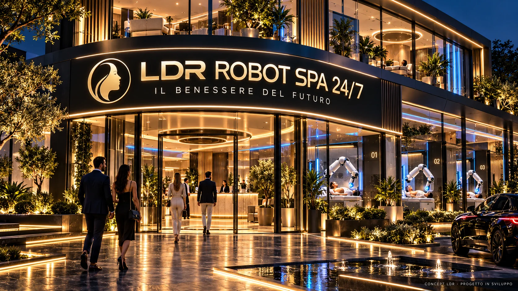 Concept LDR Robot SPA 24/7 visto dall’esterno